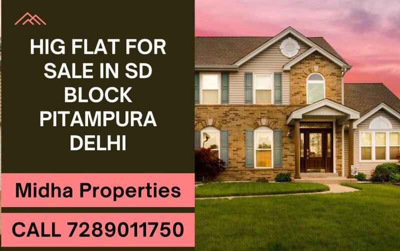 Flat For Sale in SD Block Pitampura Delhi