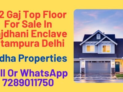 192 Gaj Top Floor For Sale In Rajdhani Enclave Pitampura Delhi
