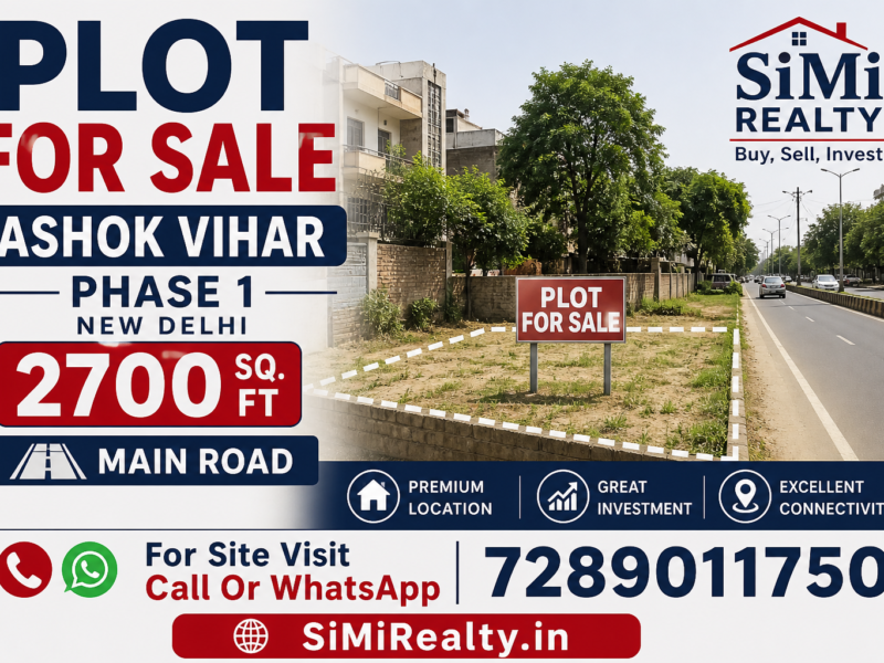 Plot For Sale In Ashok Vihar Phase 1 Delhi