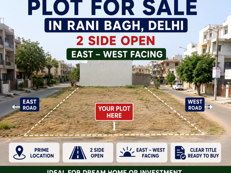 Plot For Sale In Rani Bagh Delhi